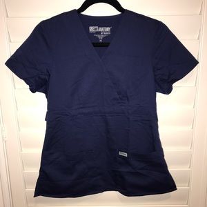 Grey’s Anatomy Scrub Top ( Navy)